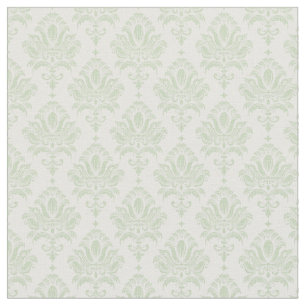 Sage Green Damask Fabric