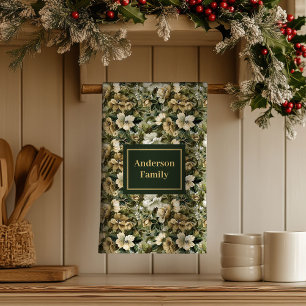 Sage Green Dish Towel Personalised Chic Accent