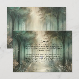 Sage Green Enchanted Forest Radiance Enclosure Card