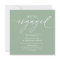Sage Green Engagement Party Square Invitation