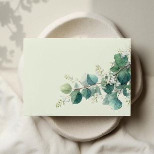 Sage Green Eucalyptus Elegant Boho Wedding  Envelope