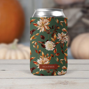 Sage Green Fall Can Cooler