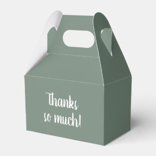 Sage Green Favour Box