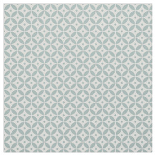Sage Green Geometric Pattern Shippo Fabric