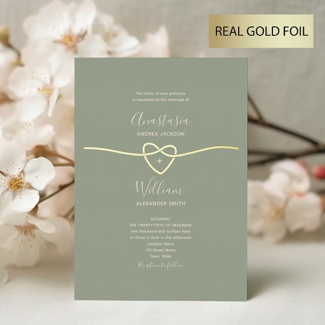 Sage Green Gold Wedding (Creator Uploaded)
