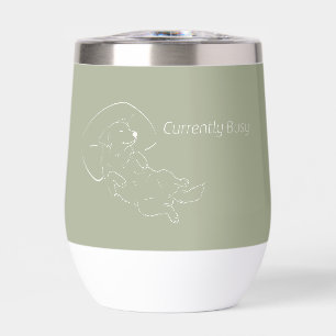 Sage Green Golden Retriever Dog Mum Custom Name