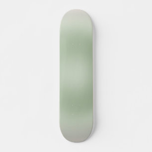Sage Green Gradient Aura Skateboard