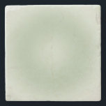 Sage Green Gradient Aura Stone Coaster<br><div class="desc">Gradient Design - Aura Effect – Sage Green.</div>