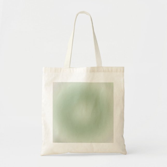Sage Green Gradient Aura Tote Bag (Front)