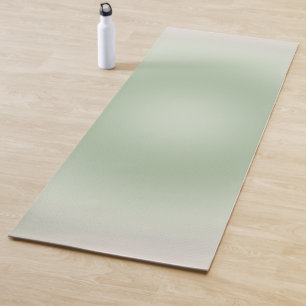 Sage Green Gradient Aura Yoga Mat