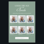 Sage Green Guess The Age Of The Bride Paper Sheet<br><div class="desc">Sage Green Guess The Age Of The Bride Paper Sheet</div>