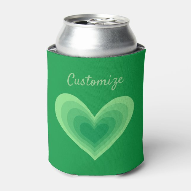 Sage Green Heart Thunder_Cove Can Cooler (Can Front)