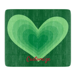 Sage Green Heart Thunder_Cove  Cutting Board