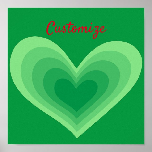 Sage Green Heart Thunder_Cove  Poster (Front)