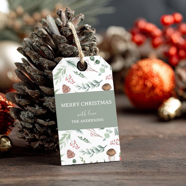 Sage Green Holiday Gift Tag (Creator Uploaded)
