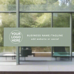 Sage Green Logo & Text l Promotional Professional