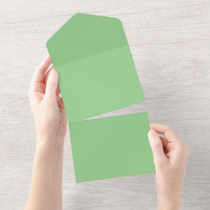 Sage Green Luxe Wedding Invite