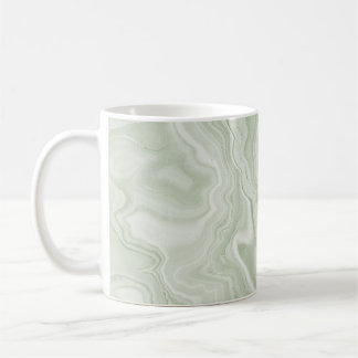 Sage Green Marble Coffee Mug