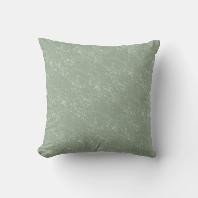 Sage Green Marble Shaded Pillow 16x16 (Front)