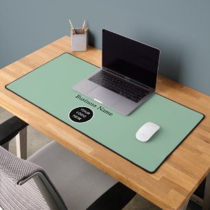 Sage Green Minimal Office Elegant Pad Logo