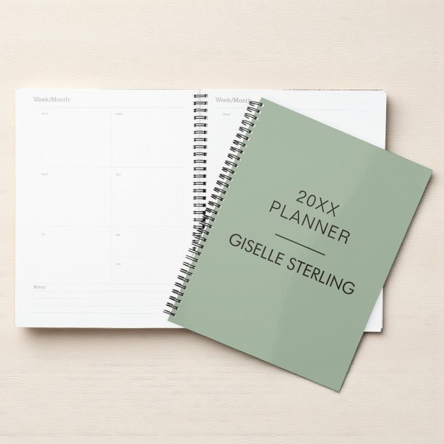 Sage Green Minimal Professional Modern Business Planner (Creator Uploaded)