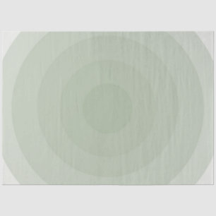 Sage Green Minimalist Circle Gradient Tissue Paper