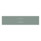 Sage Green Minimalist Napkin Bands