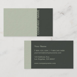 Sage Green Modern Business Card