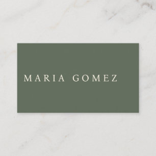 Sage Green Name Card
