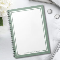 Sage Green Name Monogram