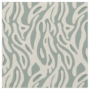 Sage green organic geometric bohemian flow fabric
