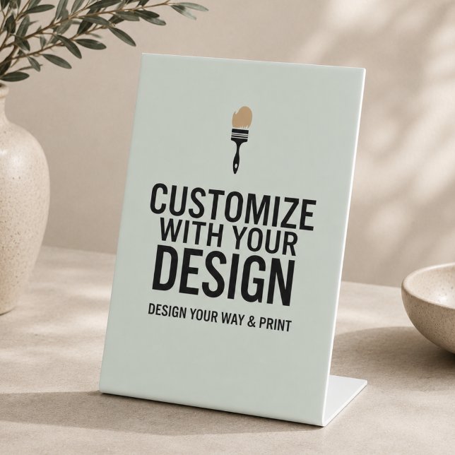 Sage Green Personalised Blank Display Sign  (Creator Uploaded)
