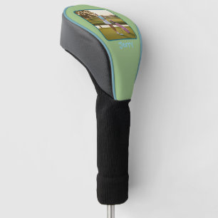Sage Green Personalised Photo Custom  Golf Head Cover