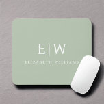 Sage Green Professional Simple Monogram Minimalist Mouse Pad<br><div class="desc">Introducing our Elegant Professional Simple Monogram Minimalist Collection: Elevate your style with timeless sophistication and understated elegance. Crafted with meticulous attention to detail, this collection features minimalist designs adorned with your personalised monogram. Each piece exudes professionalism and refinement, perfect for making a lasting impression in any setting. From sleek stationery...</div>