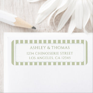 Sage Green Return Address Label