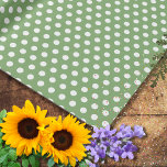 Sage Green Small Polka Dots Wrapping Paper<br><div class="desc">Sage Green Small Polka Dots Wrapping Paper</div>