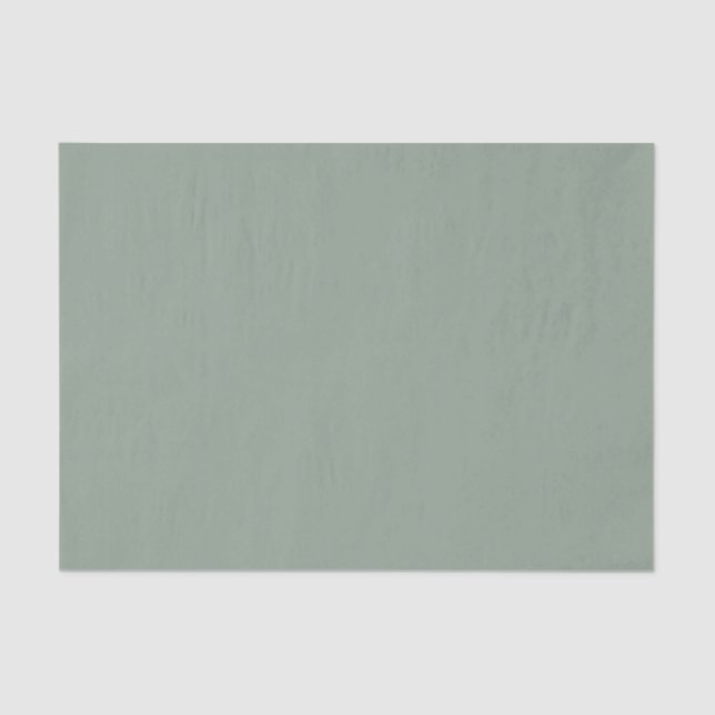 Sage Green Soft Pastel Solid Colour Tissue Paper (Front)