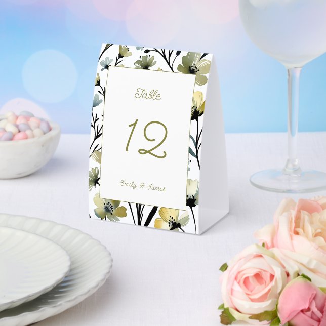 Sage Green & Soft Yellow Botanical Wedding (Insitu(Wedding))