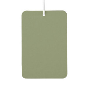 Sage Green Solid Colour Car Air Freshener