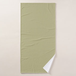 Sage Green Solid Colour Classic Elegant Bath Towel