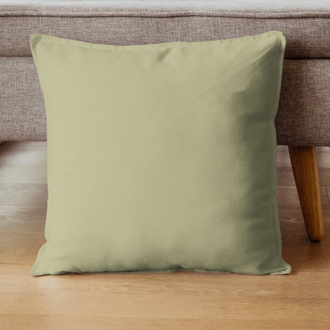 Sage Green Solid Colour | Classic | Elegant Cushion (Creator Uploaded)