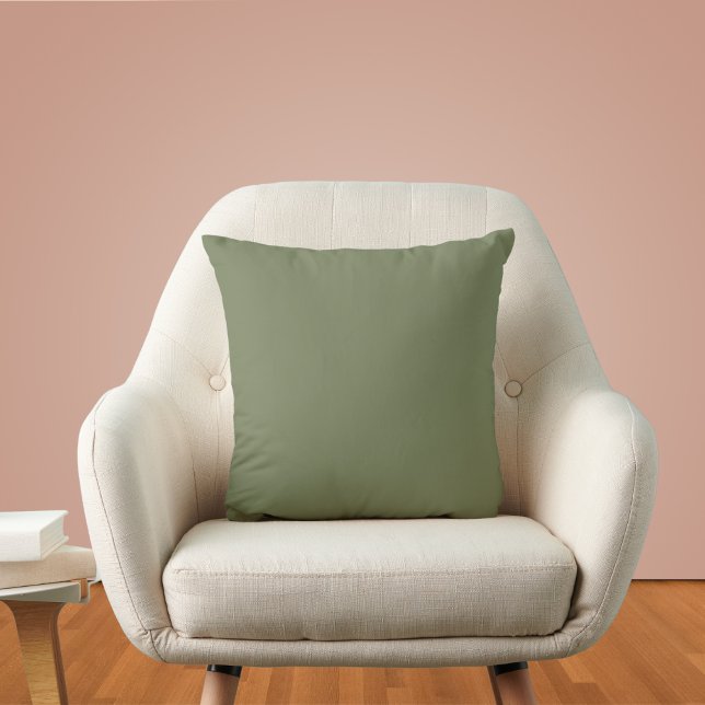 Sage Green Solid Colour Cushion (Creator Uploaded)