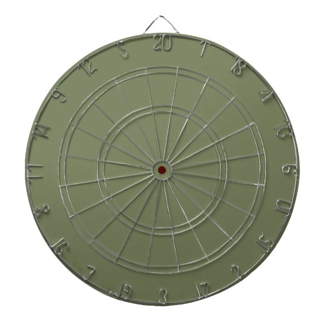 Sage Green Solid Colour Dartboard (Front)