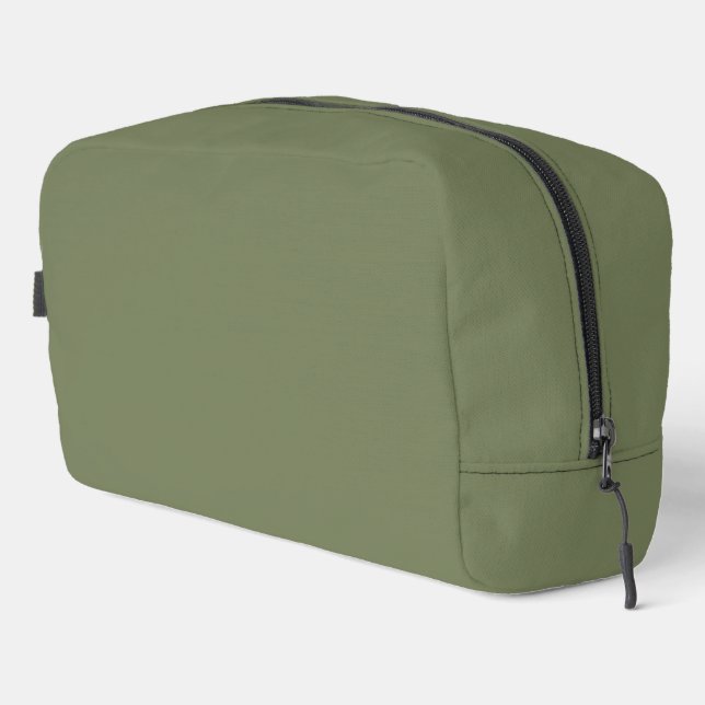Sage Green Solid Colour Dopp Kit (Right Corner)