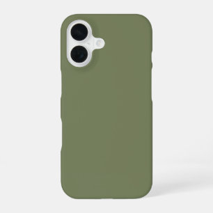 Sage Green Solid Colour iPhone 16 Case