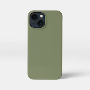 Sage Green Solid Colour iPhone 13 Mini Case