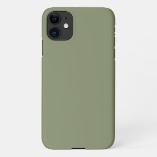 Sage Green Solid Colour iPhone 11 Case