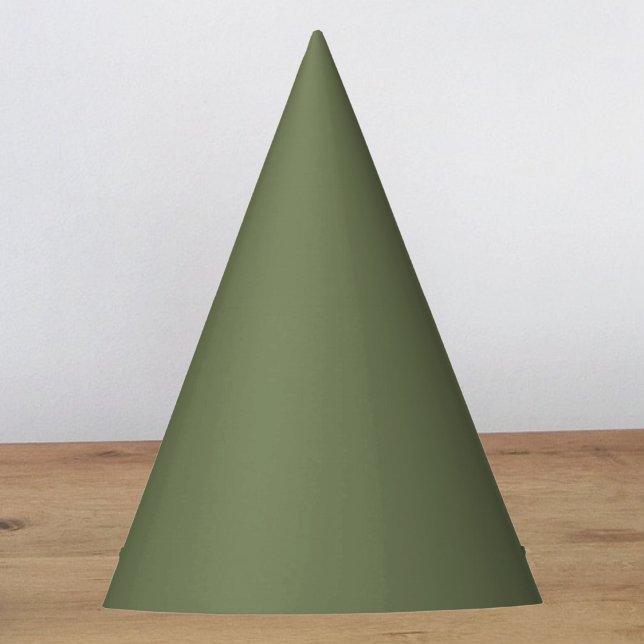 Sage Green Solid Colour Party Hat (Creator Uploaded)
