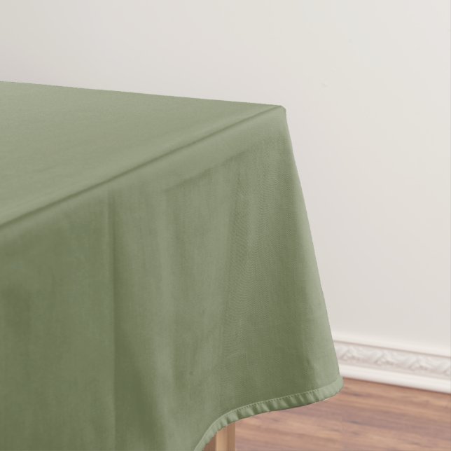 Sage Green Solid Colour Tablecloth (In Situ)