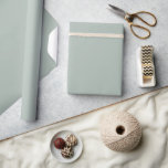 Sage Green Solid Colour Wrapping Paper<br><div class="desc">Solid colour wrapping paper in a huge variety of colours for all your wedding and shower gifts.
The colours for 2025 are dark and bold and this is what you will find in my latest designs with colour names from various design companies.</div>